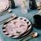 32 Count Monarch Design Elegant Disposable Paper Plates Combo Set Party Supplies 10 In. + 8 In.
